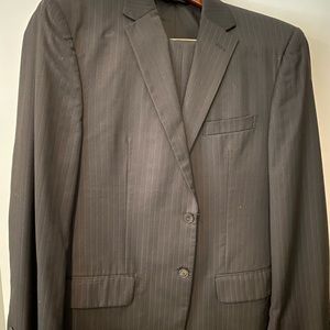 Men’s black pinstripe sport coat